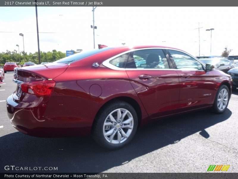 Siren Red Tintcoat / Jet Black 2017 Chevrolet Impala LT