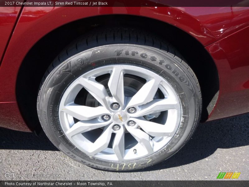 Siren Red Tintcoat / Jet Black 2017 Chevrolet Impala LT