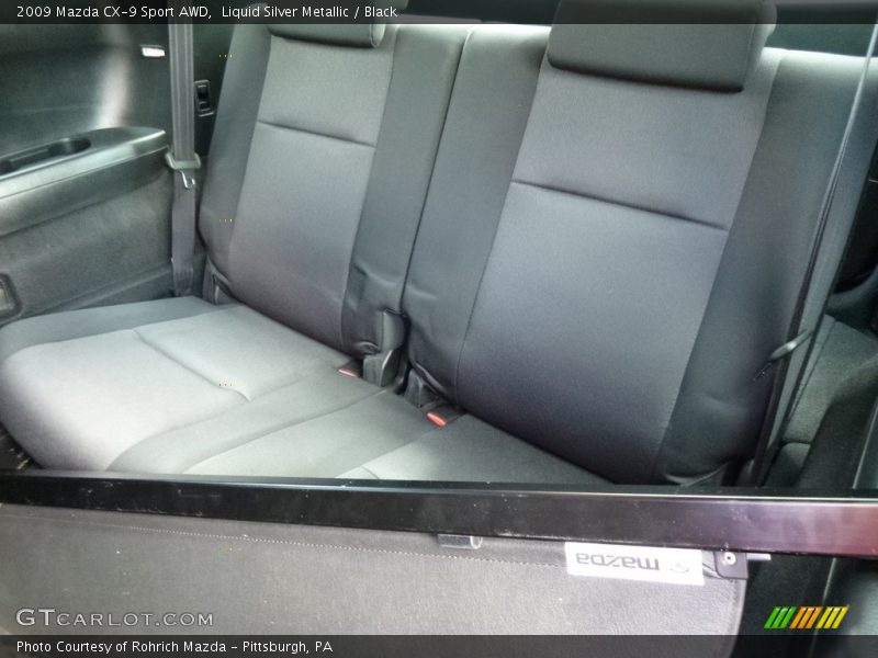 Liquid Silver Metallic / Black 2009 Mazda CX-9 Sport AWD