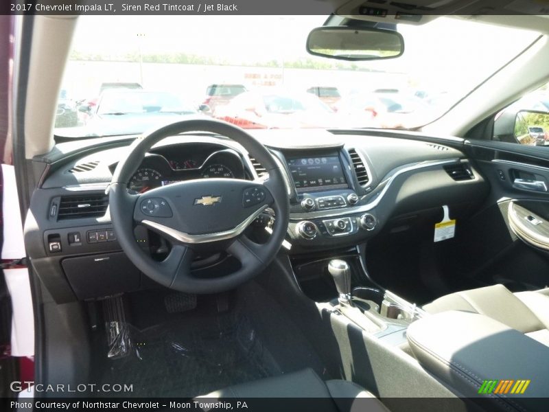 Siren Red Tintcoat / Jet Black 2017 Chevrolet Impala LT