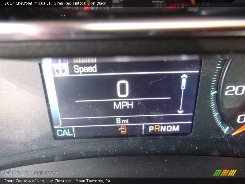 Siren Red Tintcoat / Jet Black 2017 Chevrolet Impala LT