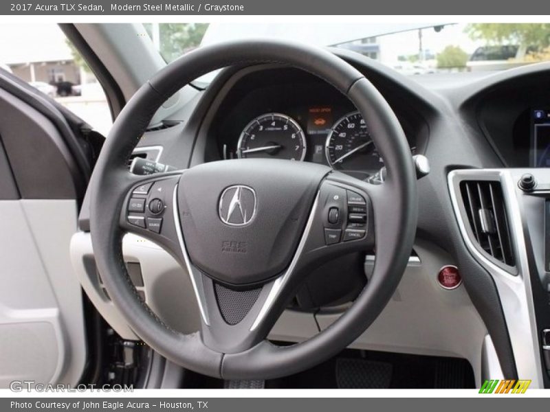 Modern Steel Metallic / Graystone 2017 Acura TLX Sedan