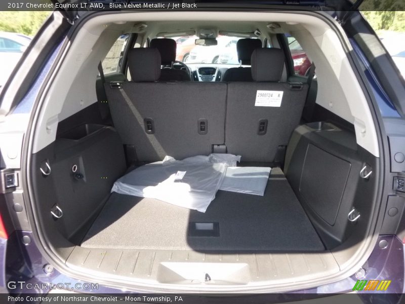 Blue Velvet Metallic / Jet Black 2017 Chevrolet Equinox LT AWD