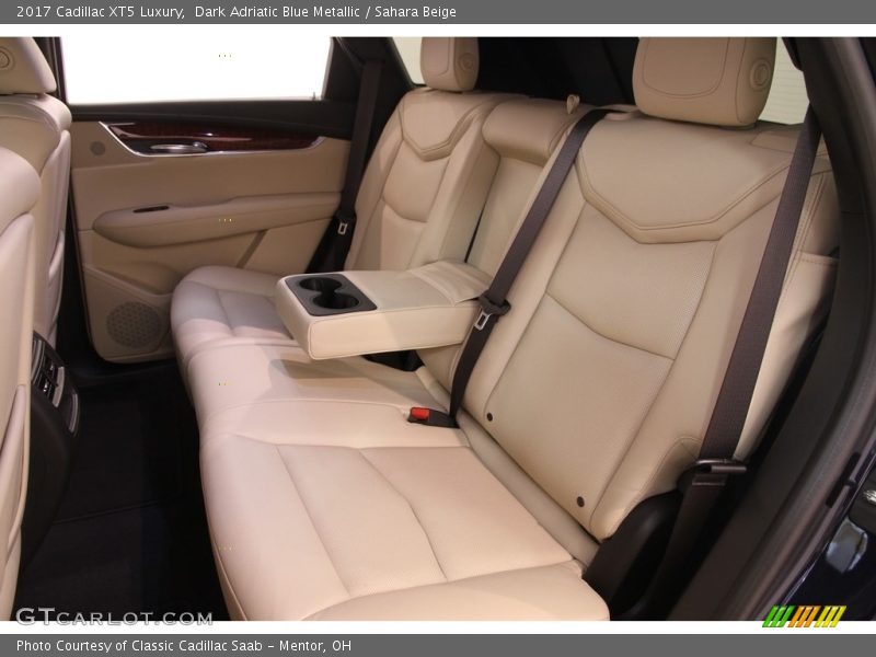 Rear Seat of 2017 XT5 Luxury