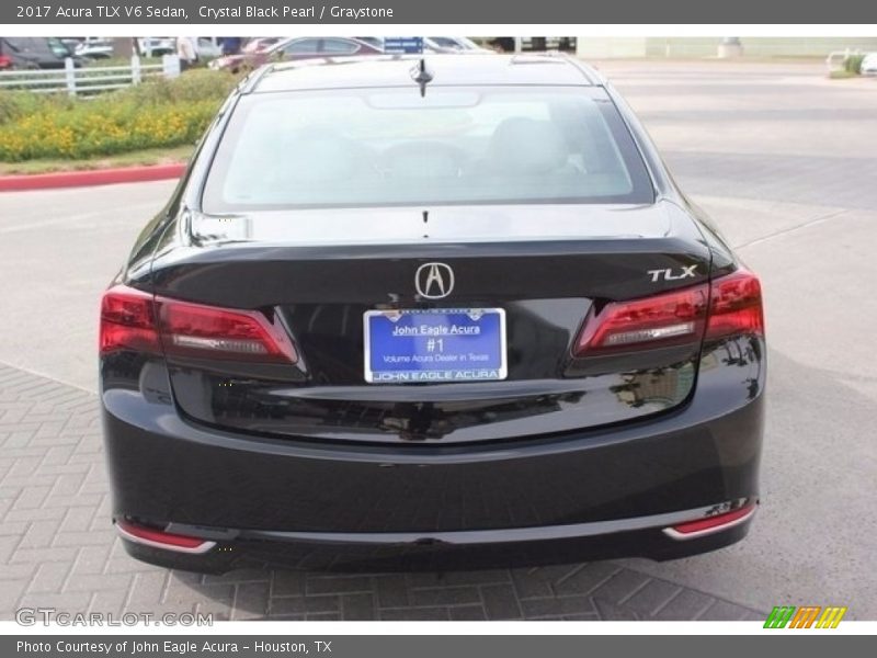 Crystal Black Pearl / Graystone 2017 Acura TLX V6 Sedan