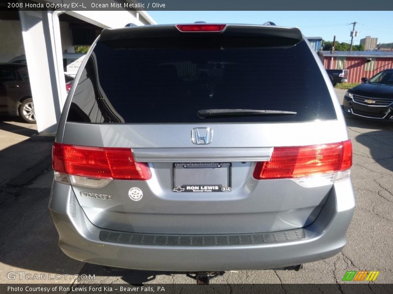 Ocean Mist Metallic / Olive 2008 Honda Odyssey EX-L