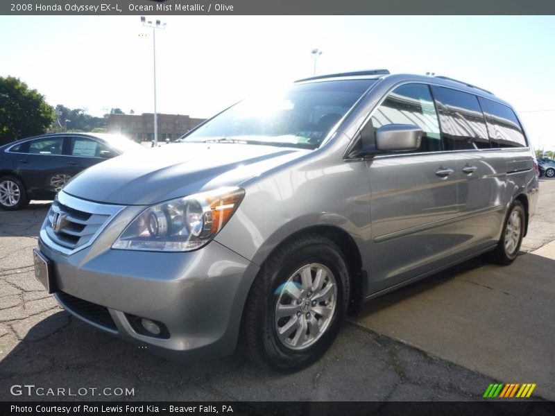 Ocean Mist Metallic / Olive 2008 Honda Odyssey EX-L