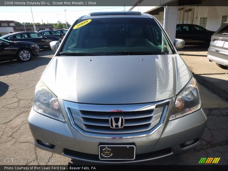 Ocean Mist Metallic / Olive 2008 Honda Odyssey EX-L