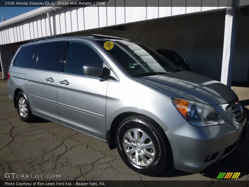 Ocean Mist Metallic / Olive 2008 Honda Odyssey EX-L