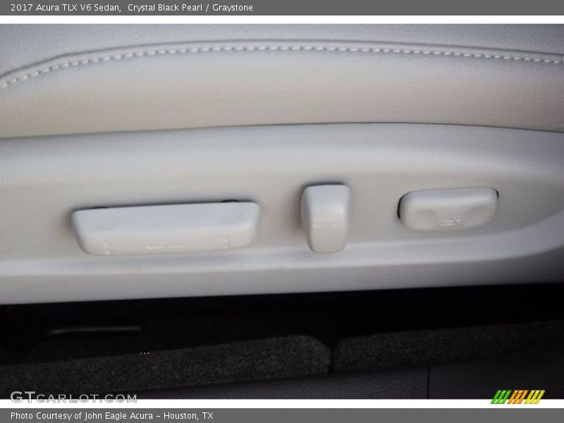 Crystal Black Pearl / Graystone 2017 Acura TLX V6 Sedan