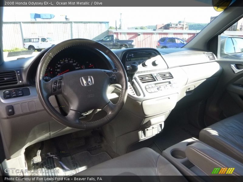 Ocean Mist Metallic / Olive 2008 Honda Odyssey EX-L