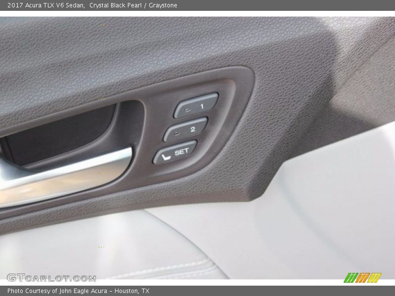Crystal Black Pearl / Graystone 2017 Acura TLX V6 Sedan