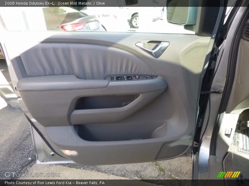 Ocean Mist Metallic / Olive 2008 Honda Odyssey EX-L