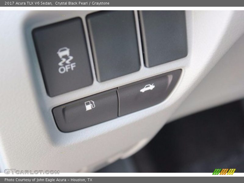 Crystal Black Pearl / Graystone 2017 Acura TLX V6 Sedan