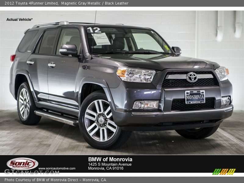 Magnetic Gray Metallic / Black Leather 2012 Toyota 4Runner Limited