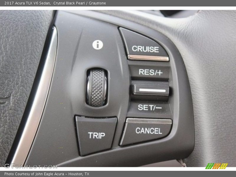 Crystal Black Pearl / Graystone 2017 Acura TLX V6 Sedan