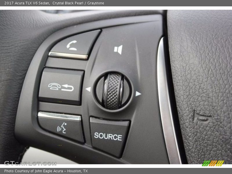 Crystal Black Pearl / Graystone 2017 Acura TLX V6 Sedan