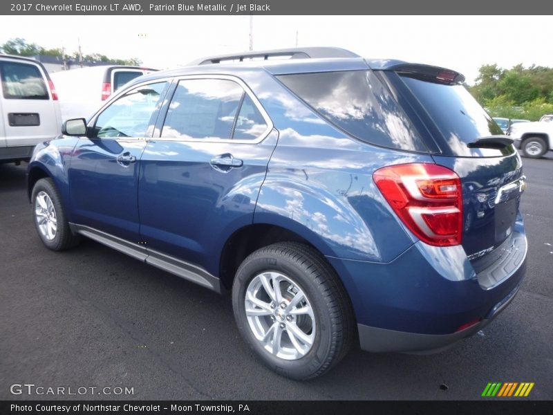 Patriot Blue Metallic / Jet Black 2017 Chevrolet Equinox LT AWD