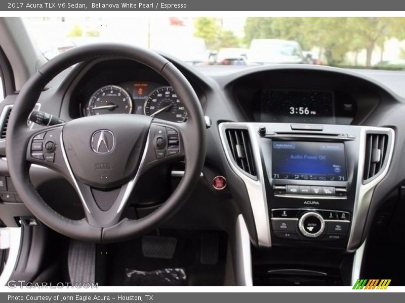 Bellanova White Pearl / Espresso 2017 Acura TLX V6 Sedan