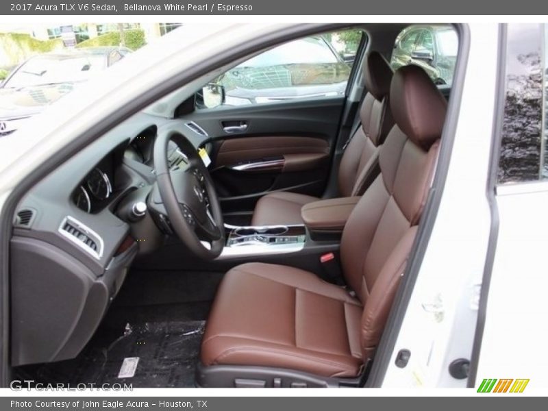 2017 TLX V6 Sedan Espresso Interior