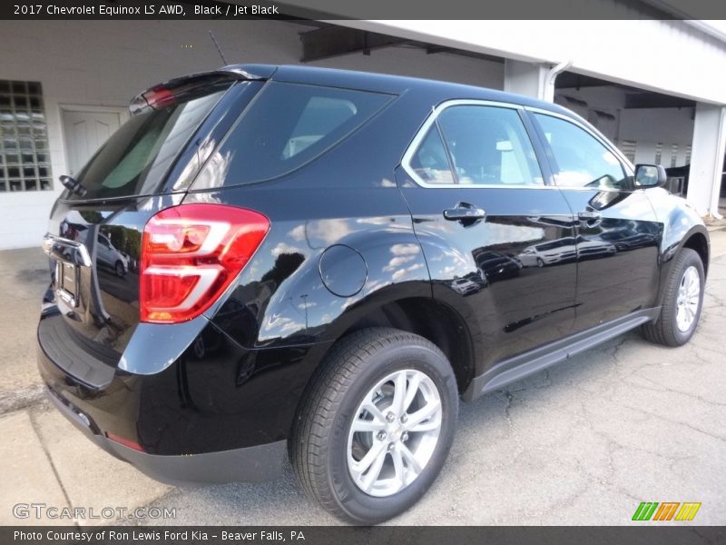 Black / Jet Black 2017 Chevrolet Equinox LS AWD