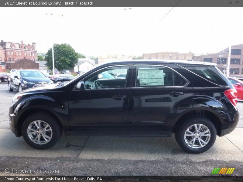 Black / Jet Black 2017 Chevrolet Equinox LS AWD