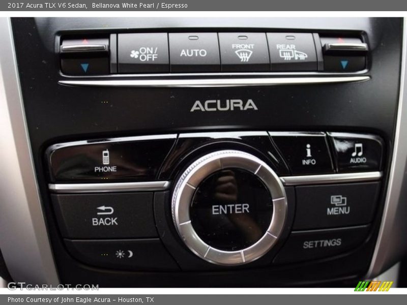 Controls of 2017 TLX V6 Sedan