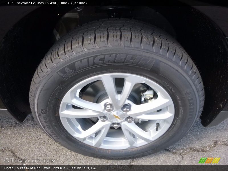 Black / Jet Black 2017 Chevrolet Equinox LS AWD