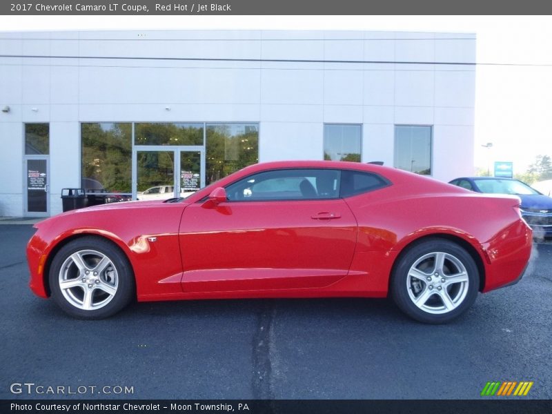 Red Hot / Jet Black 2017 Chevrolet Camaro LT Coupe