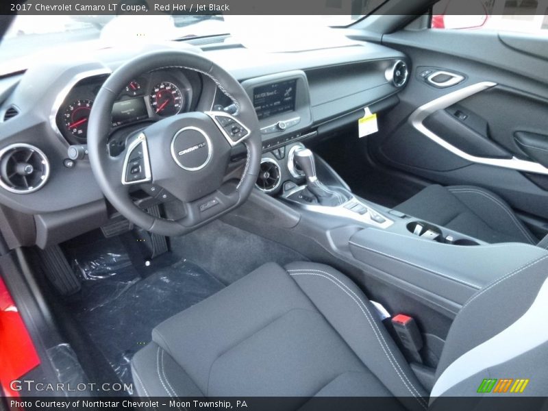 Jet Black Interior - 2017 Camaro LT Coupe 