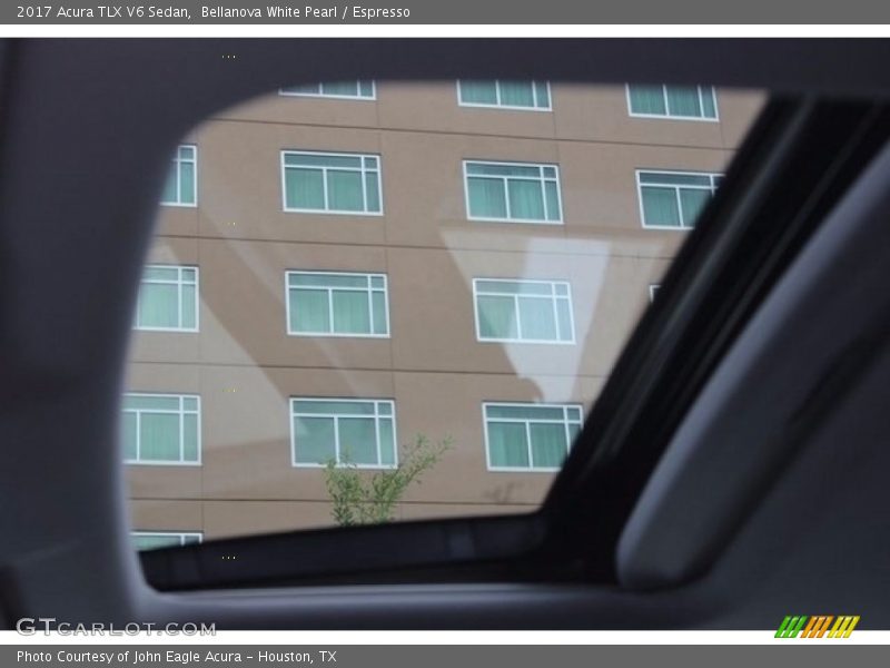 Bellanova White Pearl / Espresso 2017 Acura TLX V6 Sedan