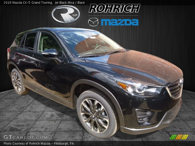 Jet Black Mica / Black 2016 Mazda CX-5 Grand Touring