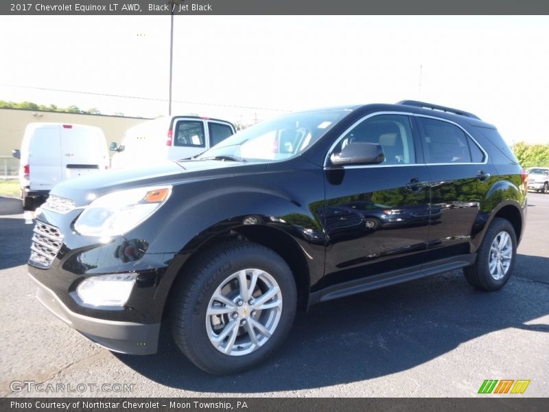 Black / Jet Black 2017 Chevrolet Equinox LT AWD