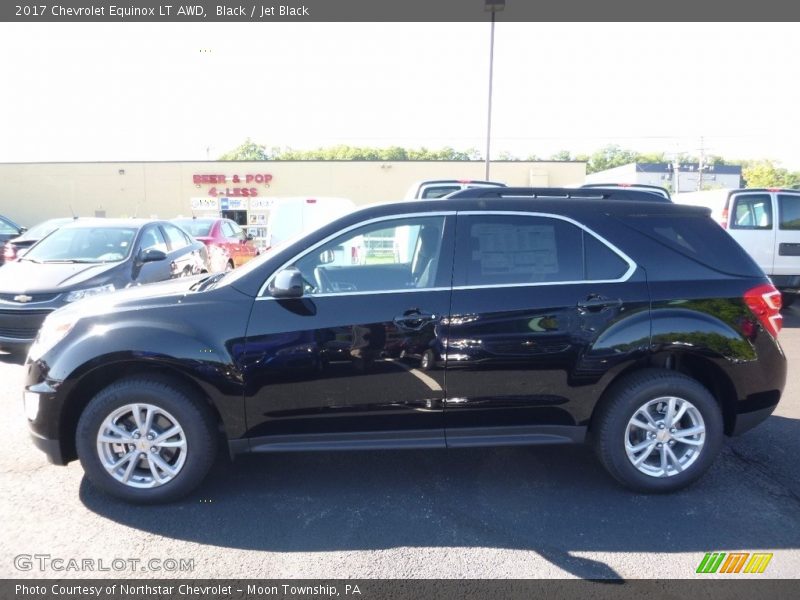 Black / Jet Black 2017 Chevrolet Equinox LT AWD