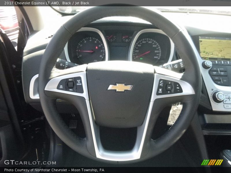 Black / Jet Black 2017 Chevrolet Equinox LT AWD