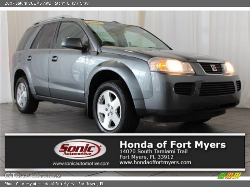 Storm Gray / Gray 2007 Saturn VUE V6 AWD