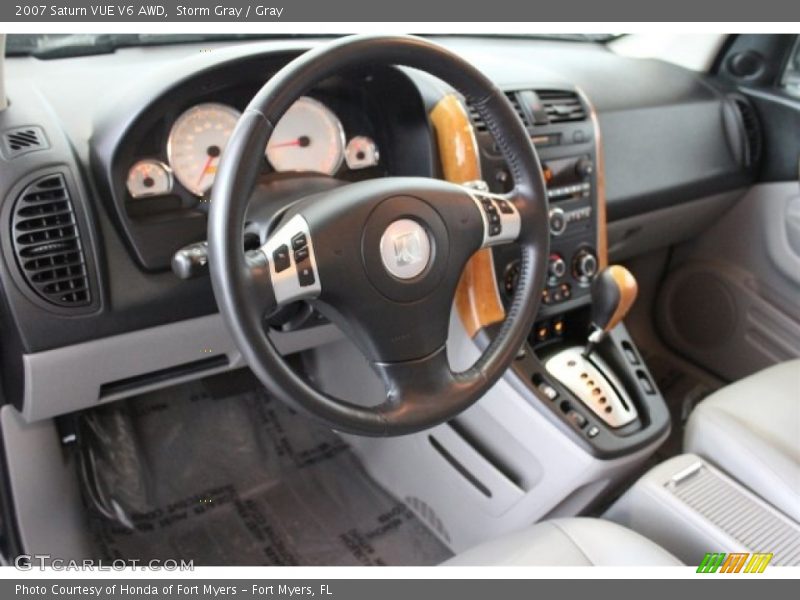 Storm Gray / Gray 2007 Saturn VUE V6 AWD