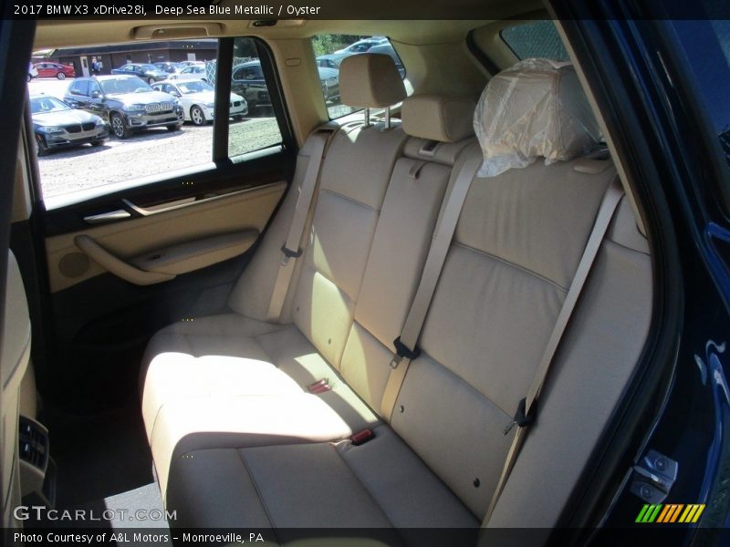 Deep Sea Blue Metallic / Oyster 2017 BMW X3 xDrive28i