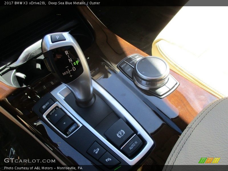 Deep Sea Blue Metallic / Oyster 2017 BMW X3 xDrive28i