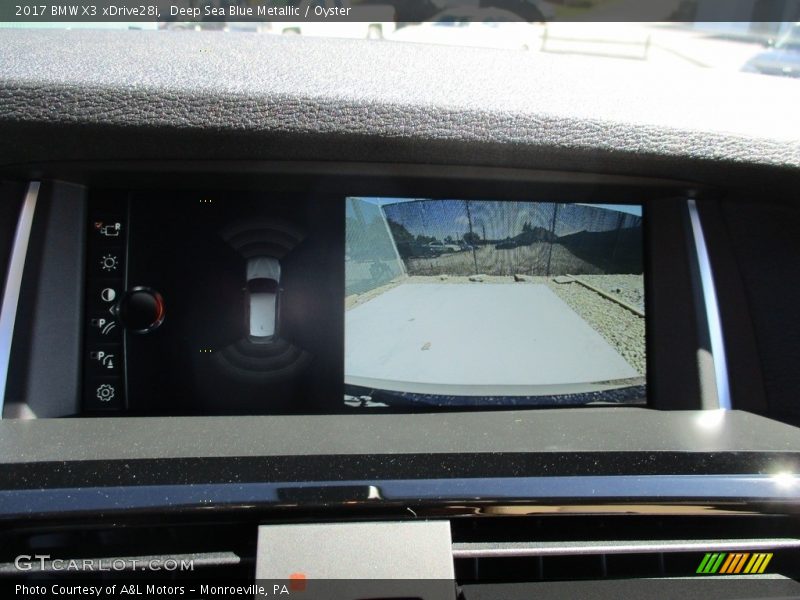 Deep Sea Blue Metallic / Oyster 2017 BMW X3 xDrive28i