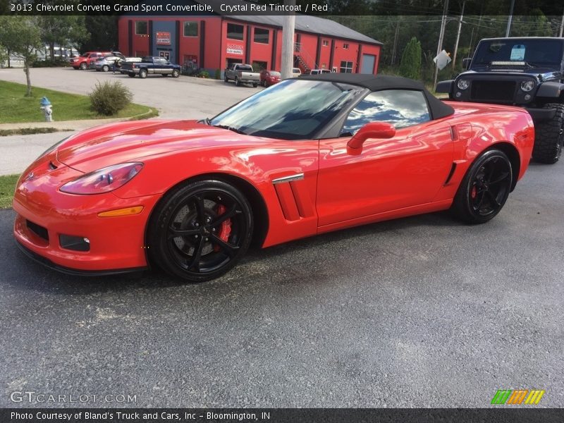 Crystal Red Tintcoat / Red 2013 Chevrolet Corvette Grand Sport Convertible