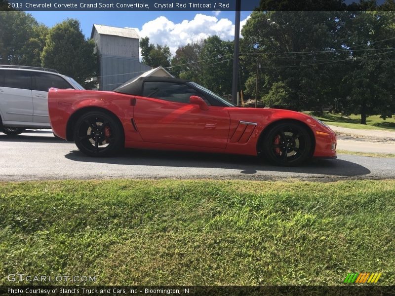 Crystal Red Tintcoat / Red 2013 Chevrolet Corvette Grand Sport Convertible