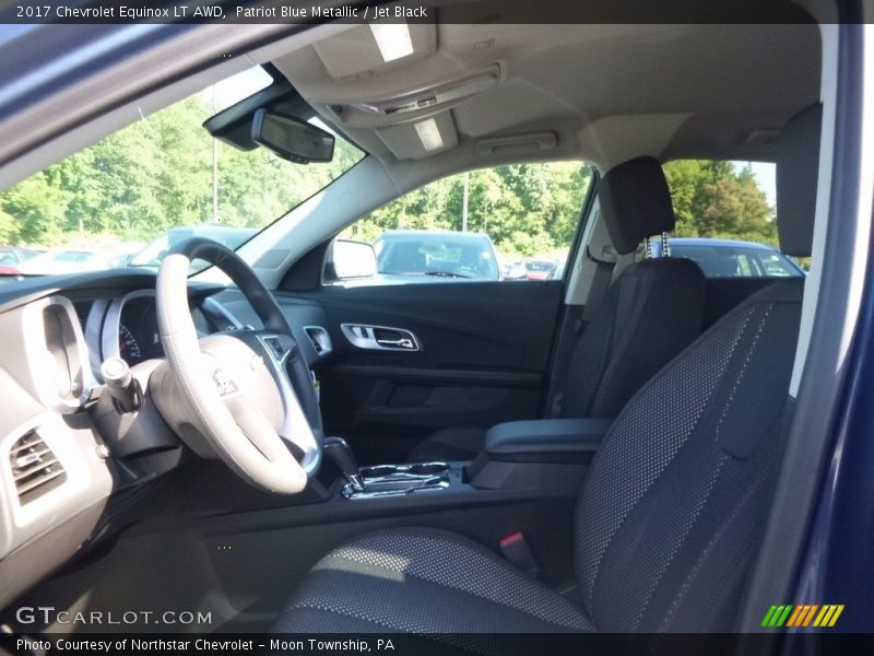 Patriot Blue Metallic / Jet Black 2017 Chevrolet Equinox LT AWD