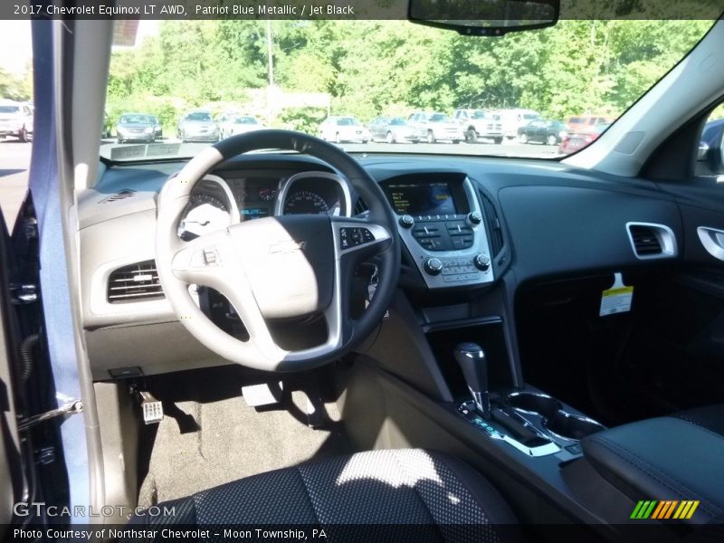 Patriot Blue Metallic / Jet Black 2017 Chevrolet Equinox LT AWD
