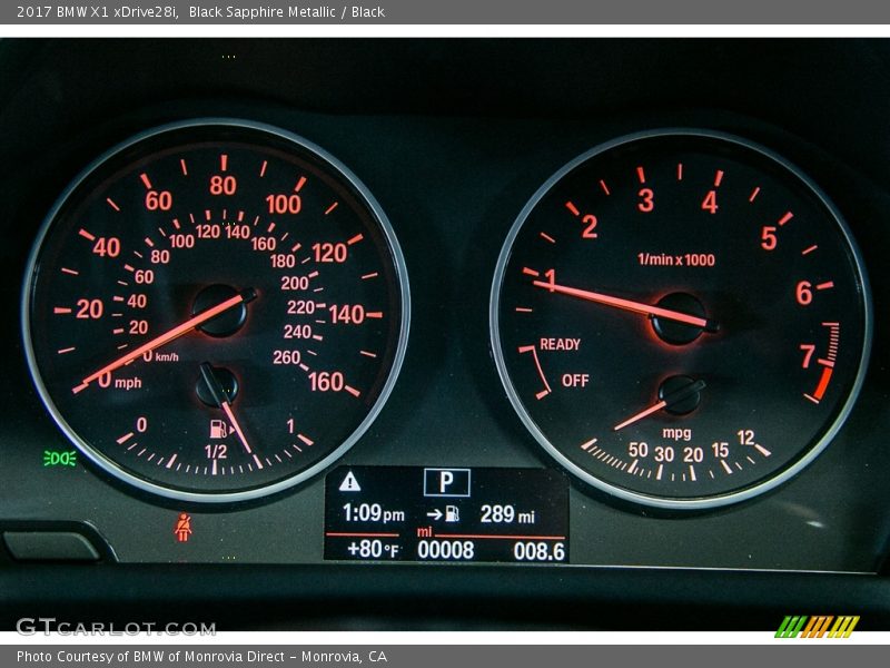  2017 X1 xDrive28i xDrive28i Gauges
