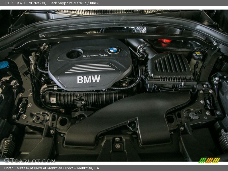  2017 X1 xDrive28i Engine - 2.0 Liter Twin-Power Turbocharged DOHC 16-Valve VVT 4 Cylinder