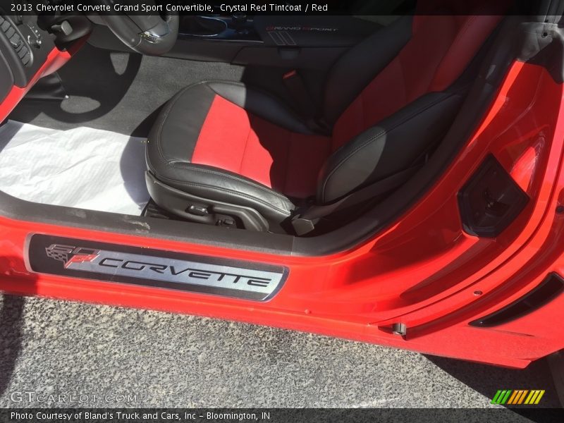 Crystal Red Tintcoat / Red 2013 Chevrolet Corvette Grand Sport Convertible