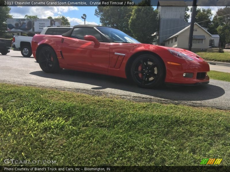 Crystal Red Tintcoat / Red 2013 Chevrolet Corvette Grand Sport Convertible
