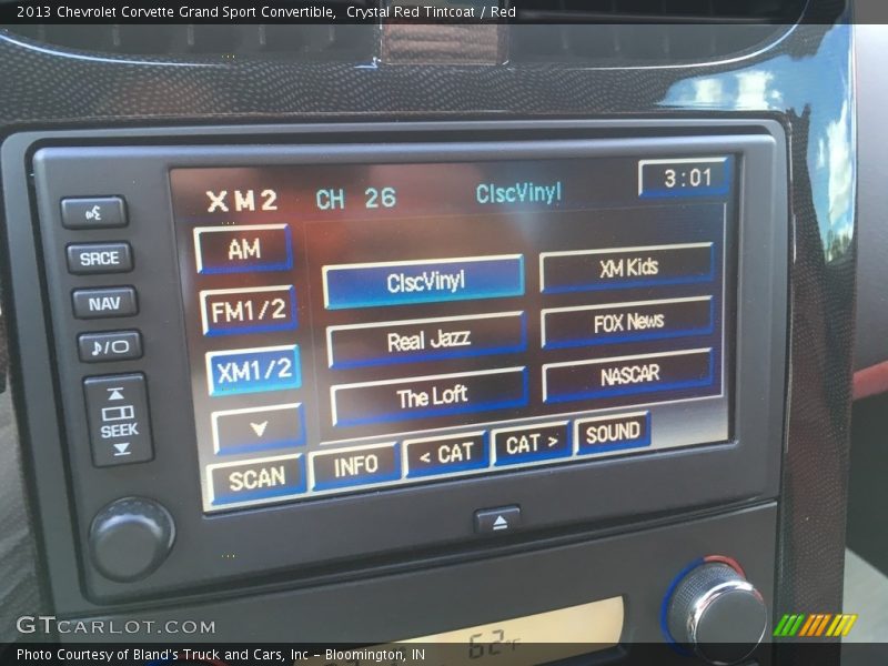 Crystal Red Tintcoat / Red 2013 Chevrolet Corvette Grand Sport Convertible