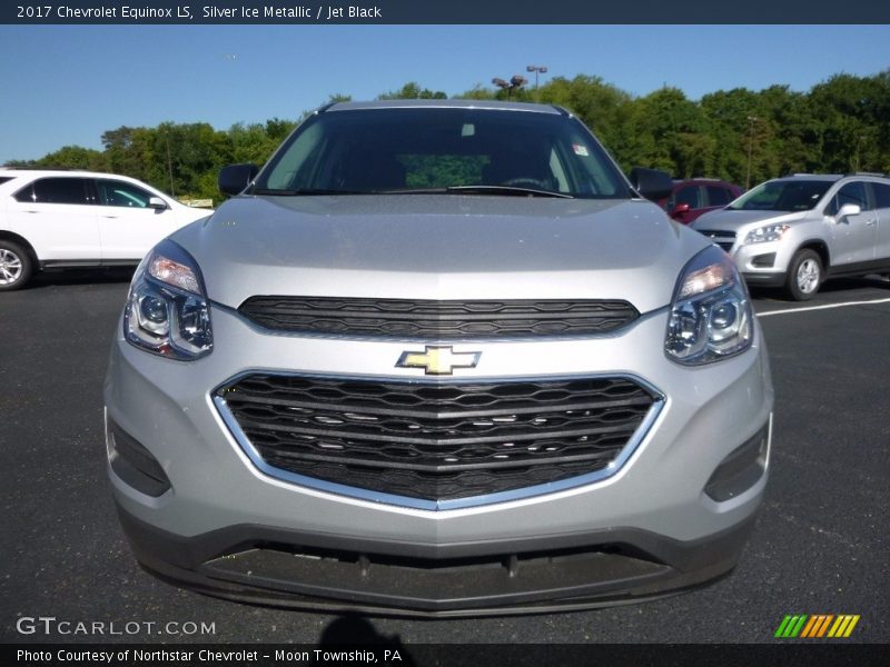 Silver Ice Metallic / Jet Black 2017 Chevrolet Equinox LS